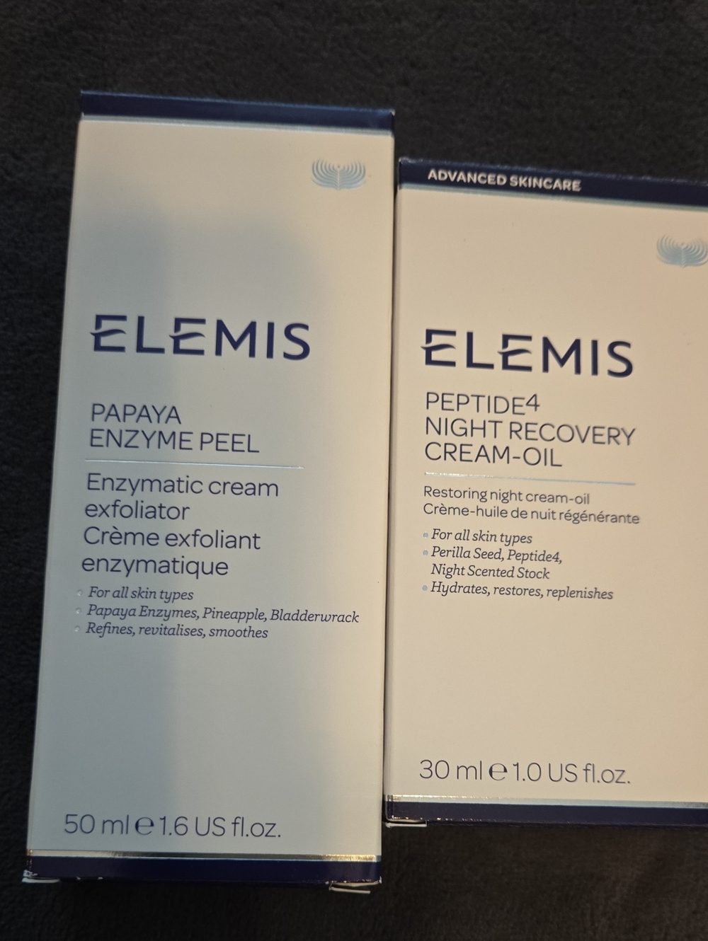 ELEMIS Skincare Duo - Enzyme Peel & Peptide Cream-Oil